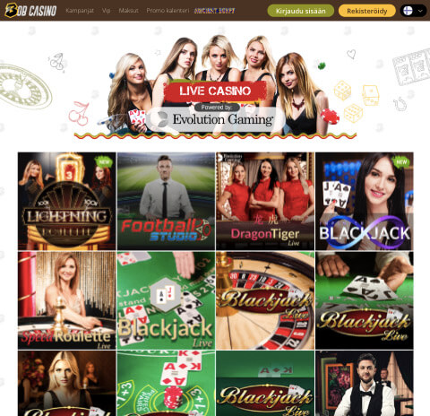 Bob Casino Live Casino