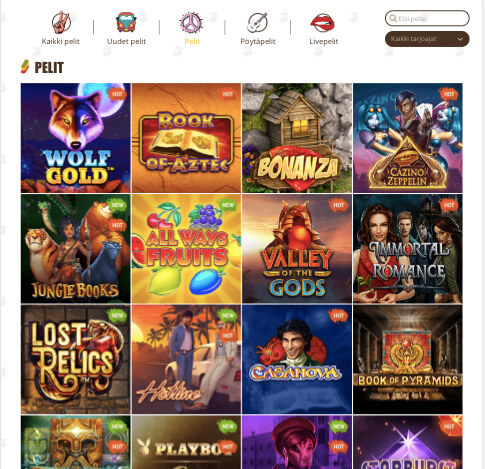 Bob Casino Pelit