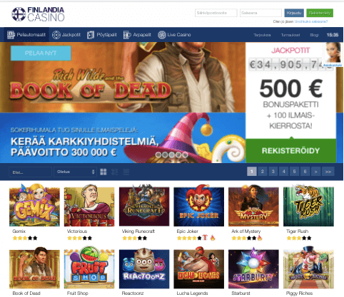 Finlandia Kolikkopelit