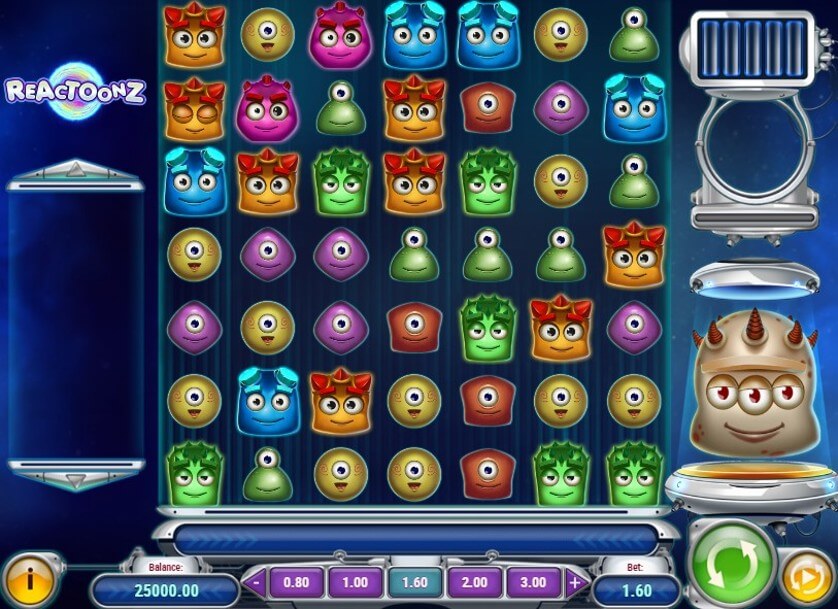 Reactoonz Screen