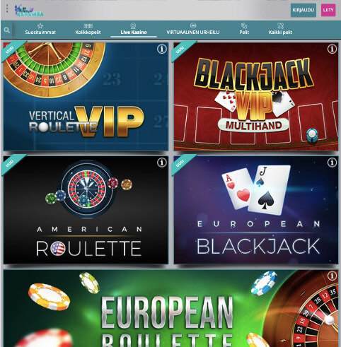 Karamba Live Casino