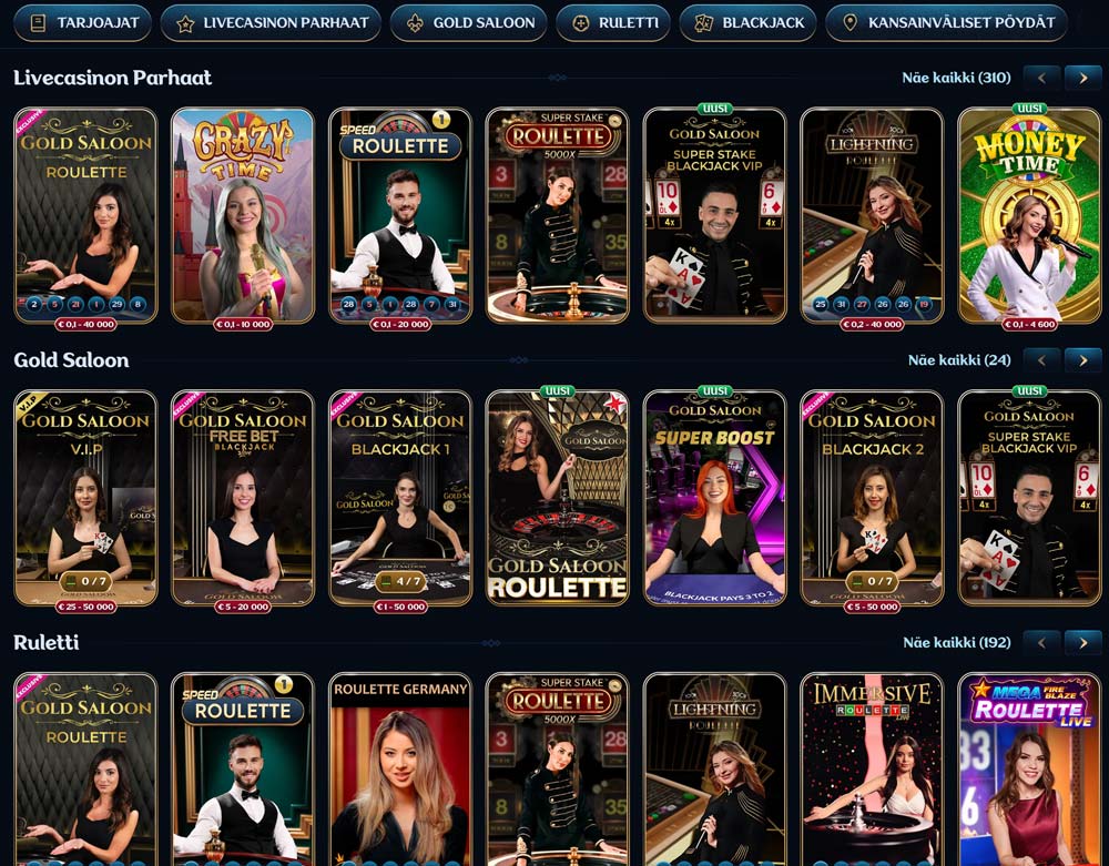 millioner livecasino